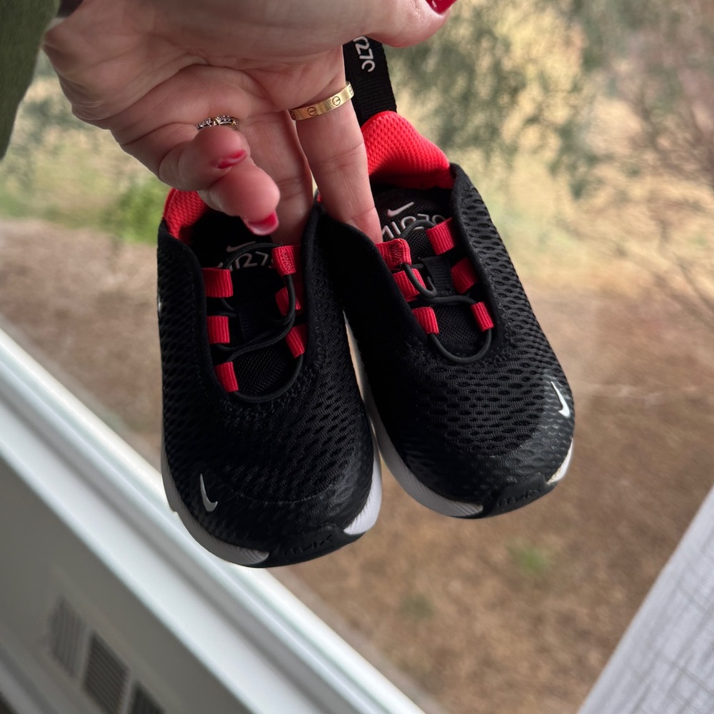 Nike air max 270 black red white 4c - Picture 3 of 7